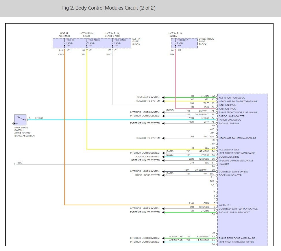 Body Control Module Wiring Diagrams and Pin Out?