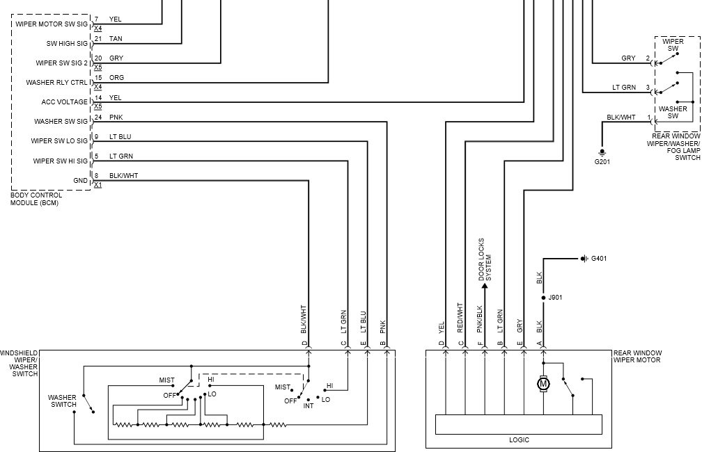 Rear Wiper Module Location: I Recently Replaced the Rear Wiper ...