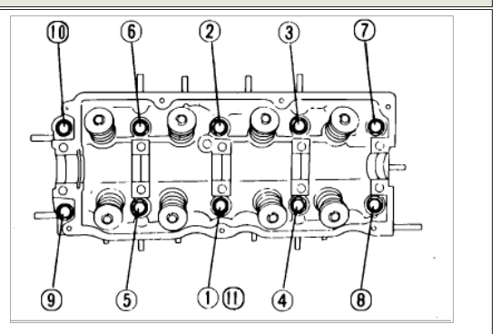 Cylinder Head Bolt Torque Settings: Engine Mechanical ... 2008 hhr engine diagram 