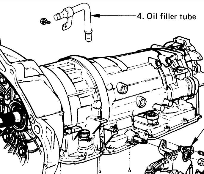 Transmission Dipstick Location Where Is the Dip Stick At. I See