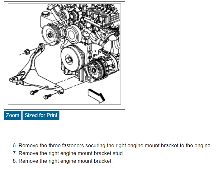 2000 buick lesabre deals motor mount replacement