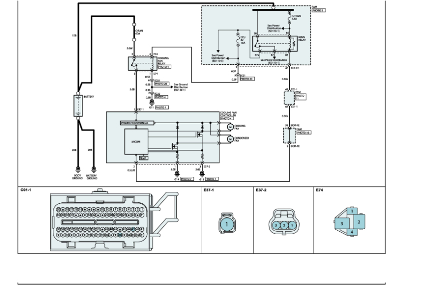2007 Kia Sedona Cooling Fan Wiring Diagram