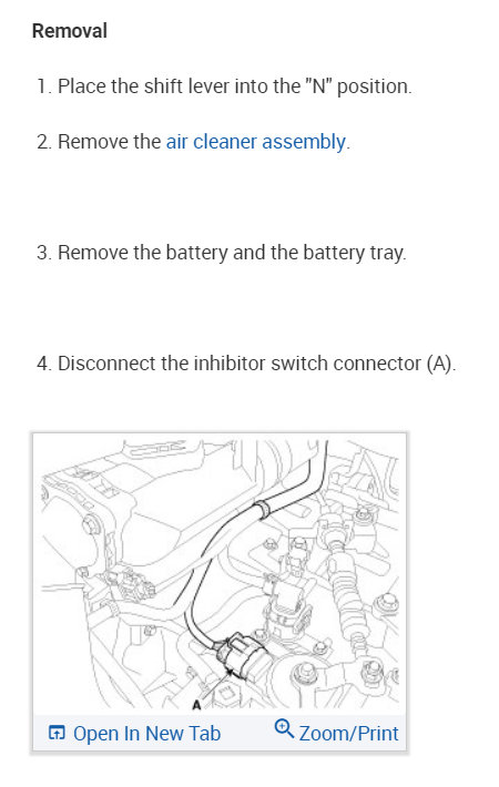 Code P0705, Transmission Range Sensor Circuit Malfunction