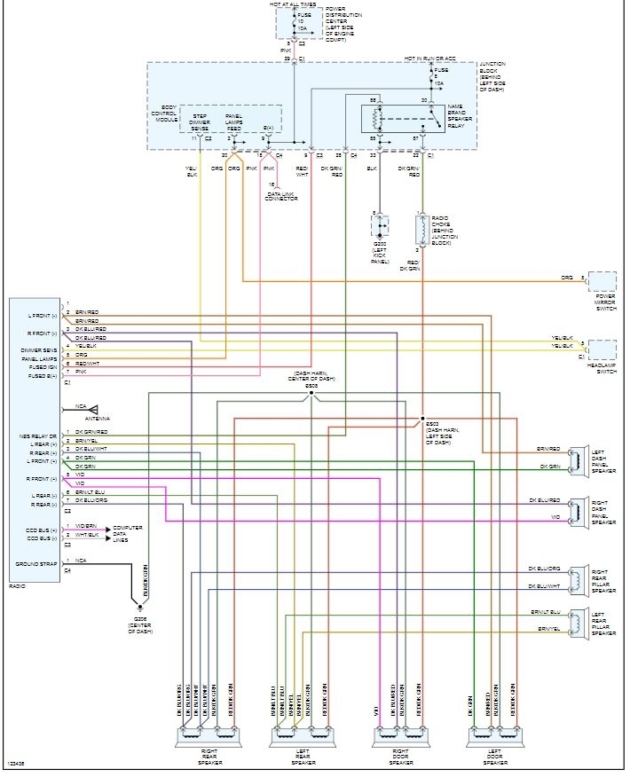 2003 Dodge Van Wiring Diagram Schematic