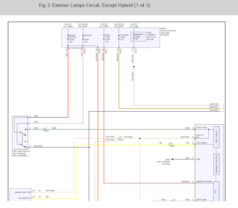 Wiring Diagram for Third Brake Light?: so the Two Side Brake ...