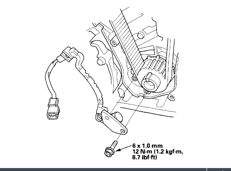 CKP Sensor Replacement: Replace CKP Sensor.