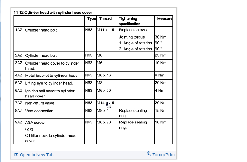 Valve Cover Torque Specs And Pattern? BMW M3 And BMW M4, 56 OFF