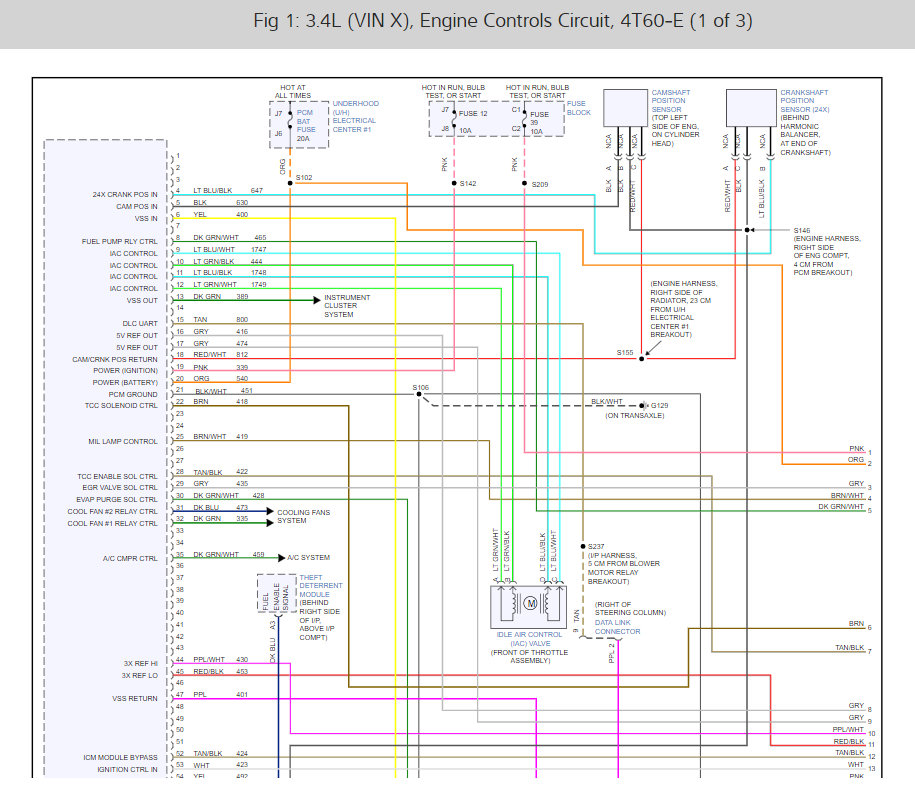 Fuel Pump and Engine Wiring Diagram?: What Color Wire Is the Power...