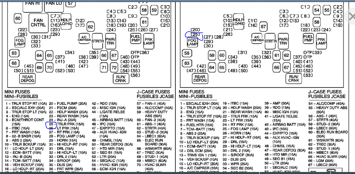 Fuse for Rear License Plate Light Location Needed