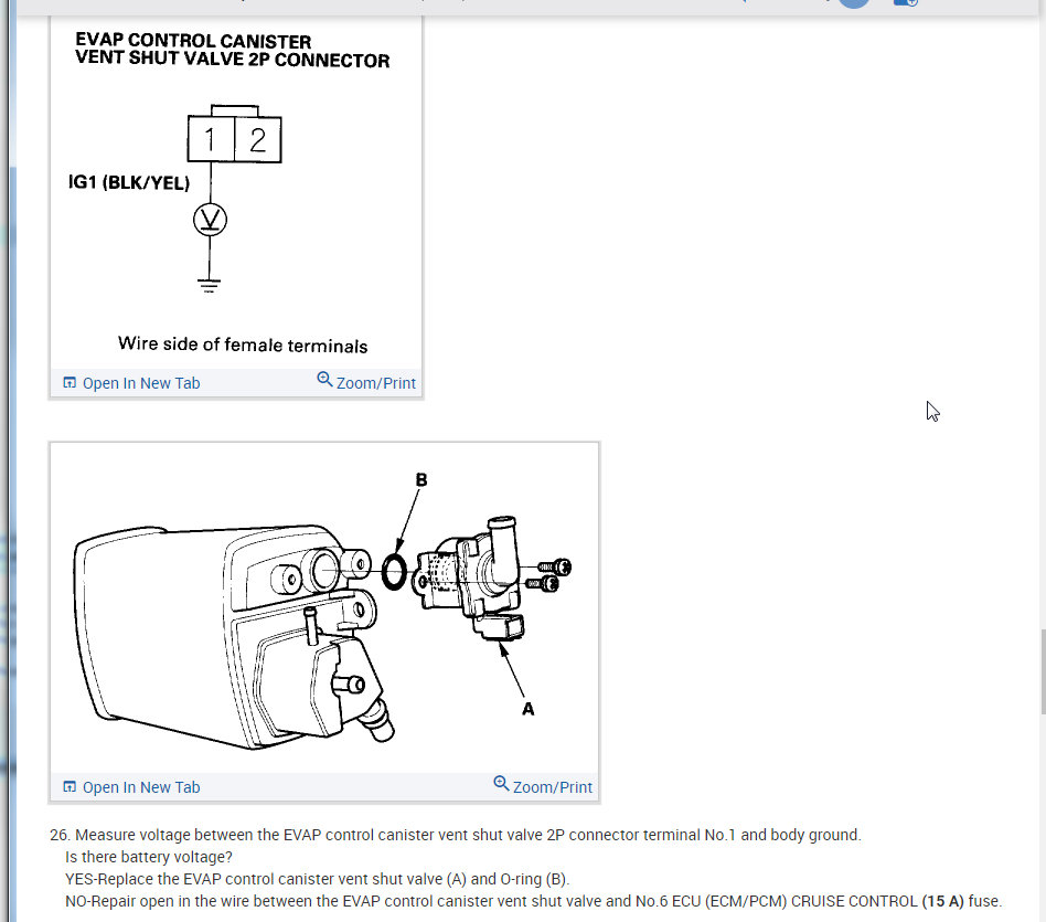 Code P1457: I Replaced The 2-way Valve EVAP Cannister And The Vent...