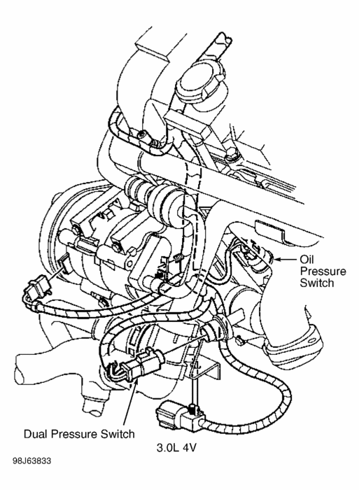 Oil Pressure Sensor: Where Is Oil Pressure Sensor On 2000 Ford 