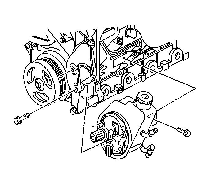 Power Steering Pump a Diagram of the Pump or a Demonstration.