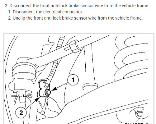 Wheel Speed Sensor Replacement It Went Bad