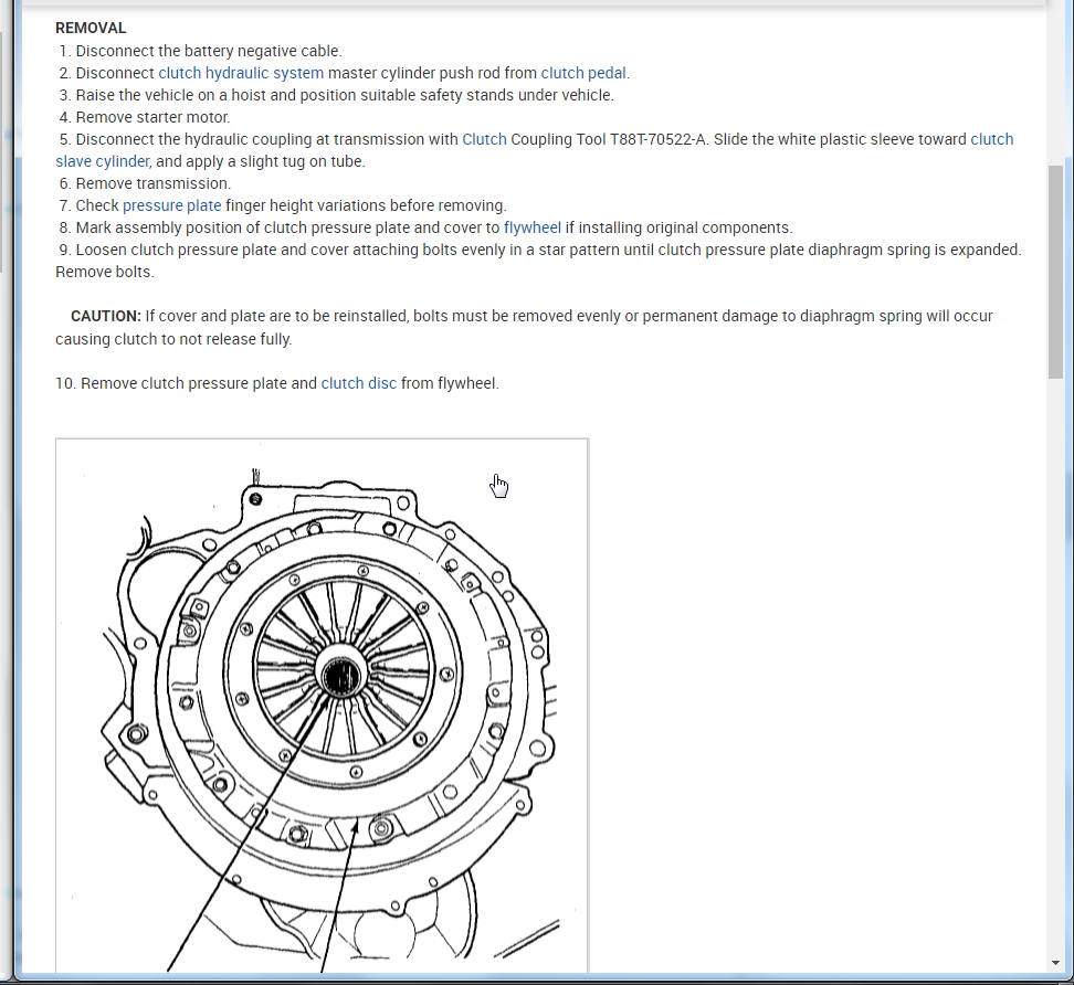 Clutch Replacement Instructions Please?: When I Drive Over 40