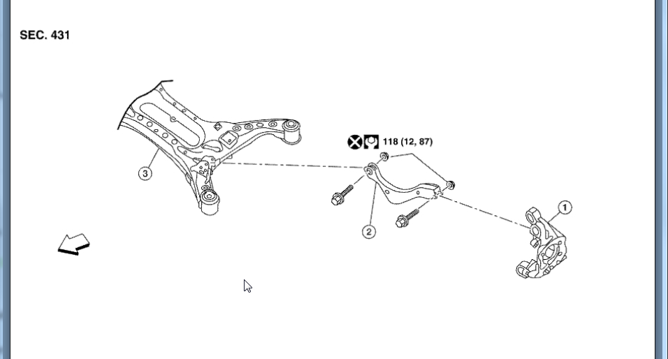 Rear Lower Control Arm Torque Specs Needed