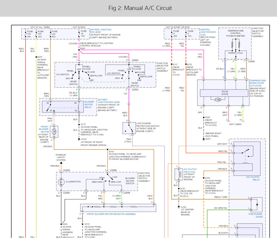 No Power to Blower Motor Resistor?: My Blower Motor Won't