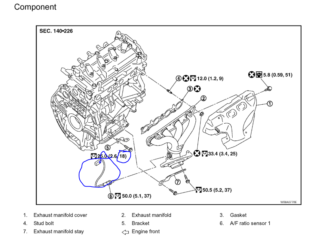 2008 nissan versa o2 sensor