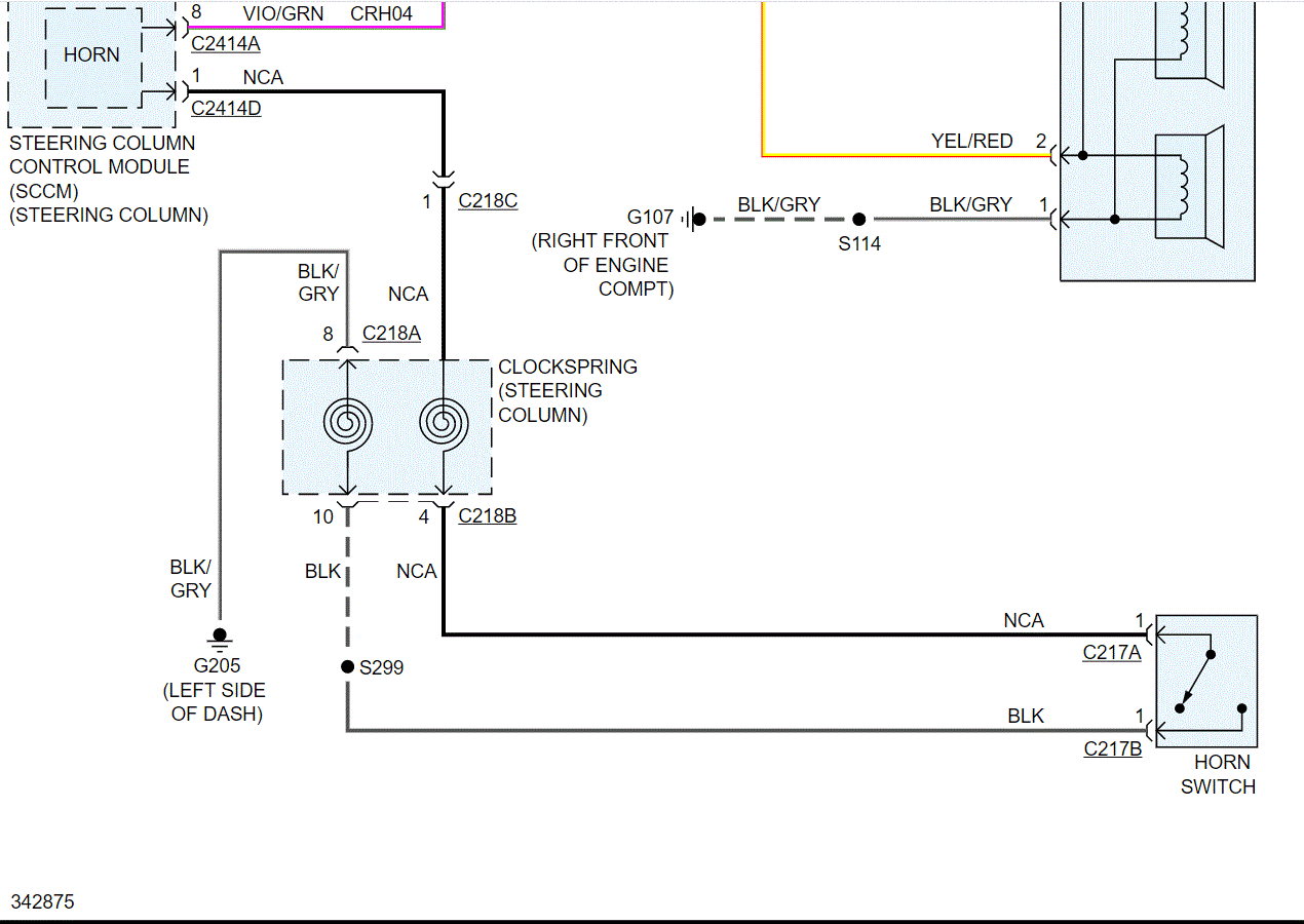 Clock Spring Wiring Diagram Needed I'm Having An Issue