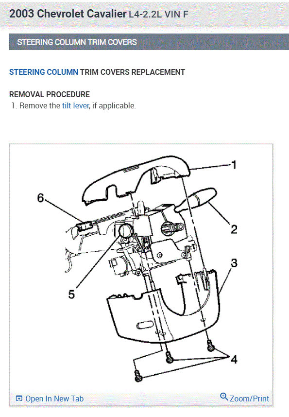2003 chevy cavalier parts diagram
