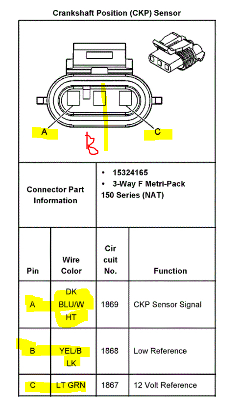 2 Wire Crank Sensor Wiring Diagram