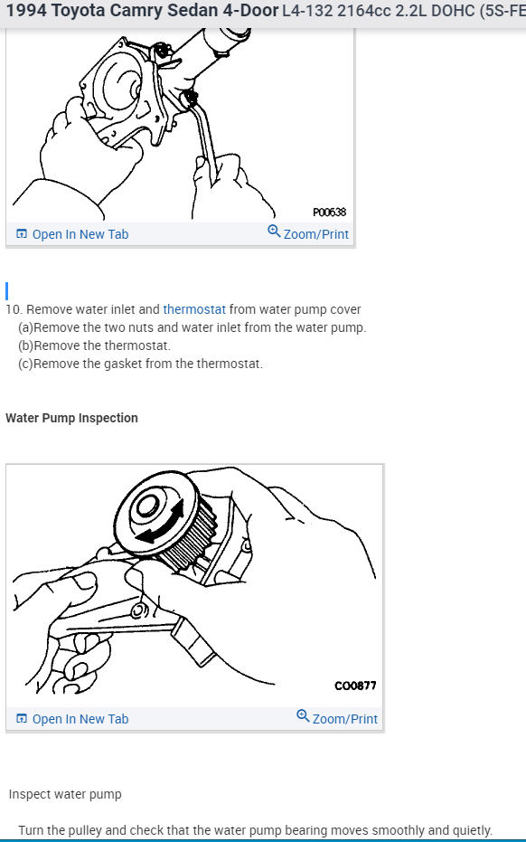 How to Replace the Water Pump?: I Need Instructions on How to