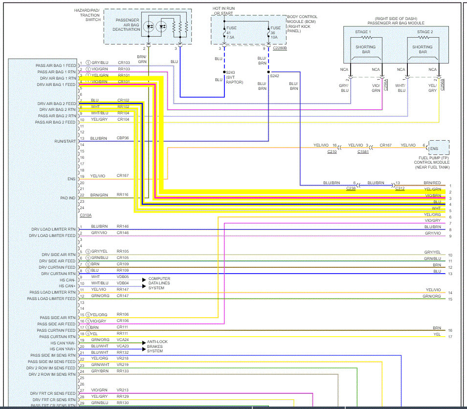 Clock Spring Diagram Needed: I Need the Full Wiring Diagram for ...