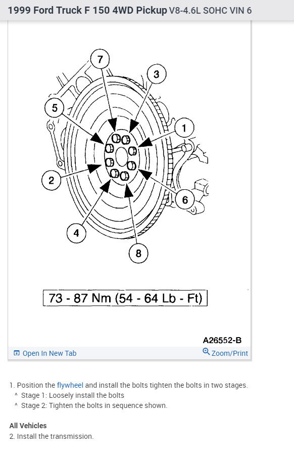 Torque Specs for the Flywheel Needed Torque Specs for Flywheel.