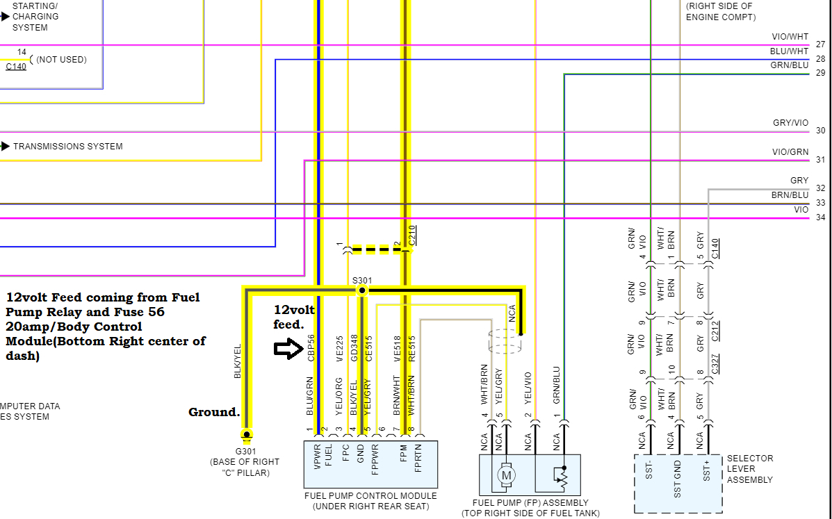 Where Is the Fuel Pump Control Module Located?