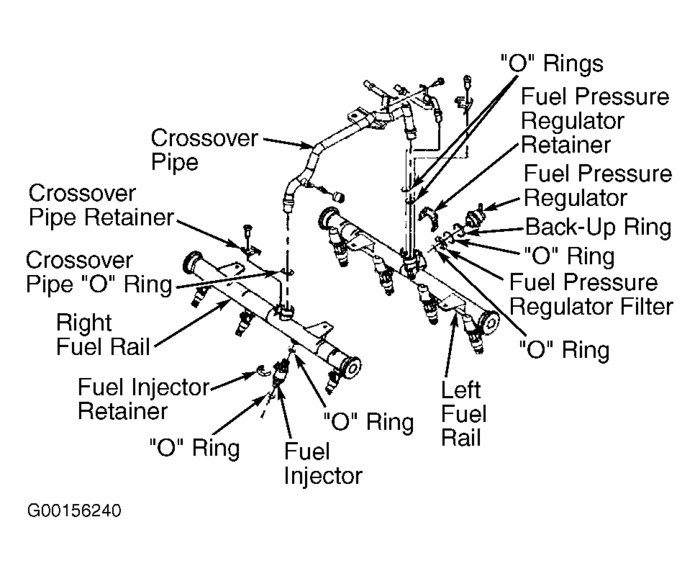2002 kia spectra fuel pressure regulator location