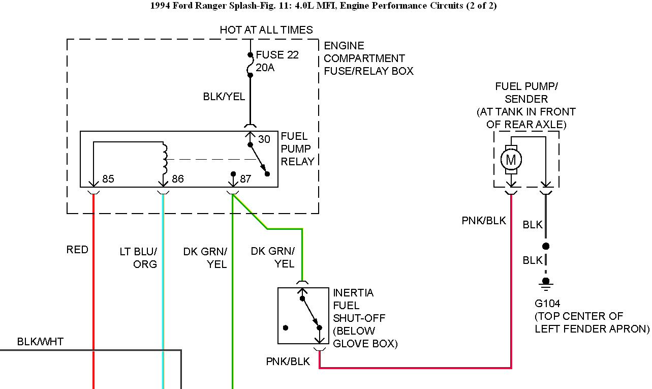 1988 Ford F150 Fuel Pump Relay Wiring Diagram Collection Wiring