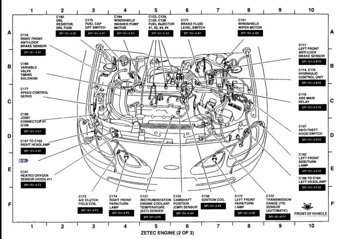 Cam Sensor: Were Is the Cam Pos Sensor on a 2001 Escort Zx2 and ...