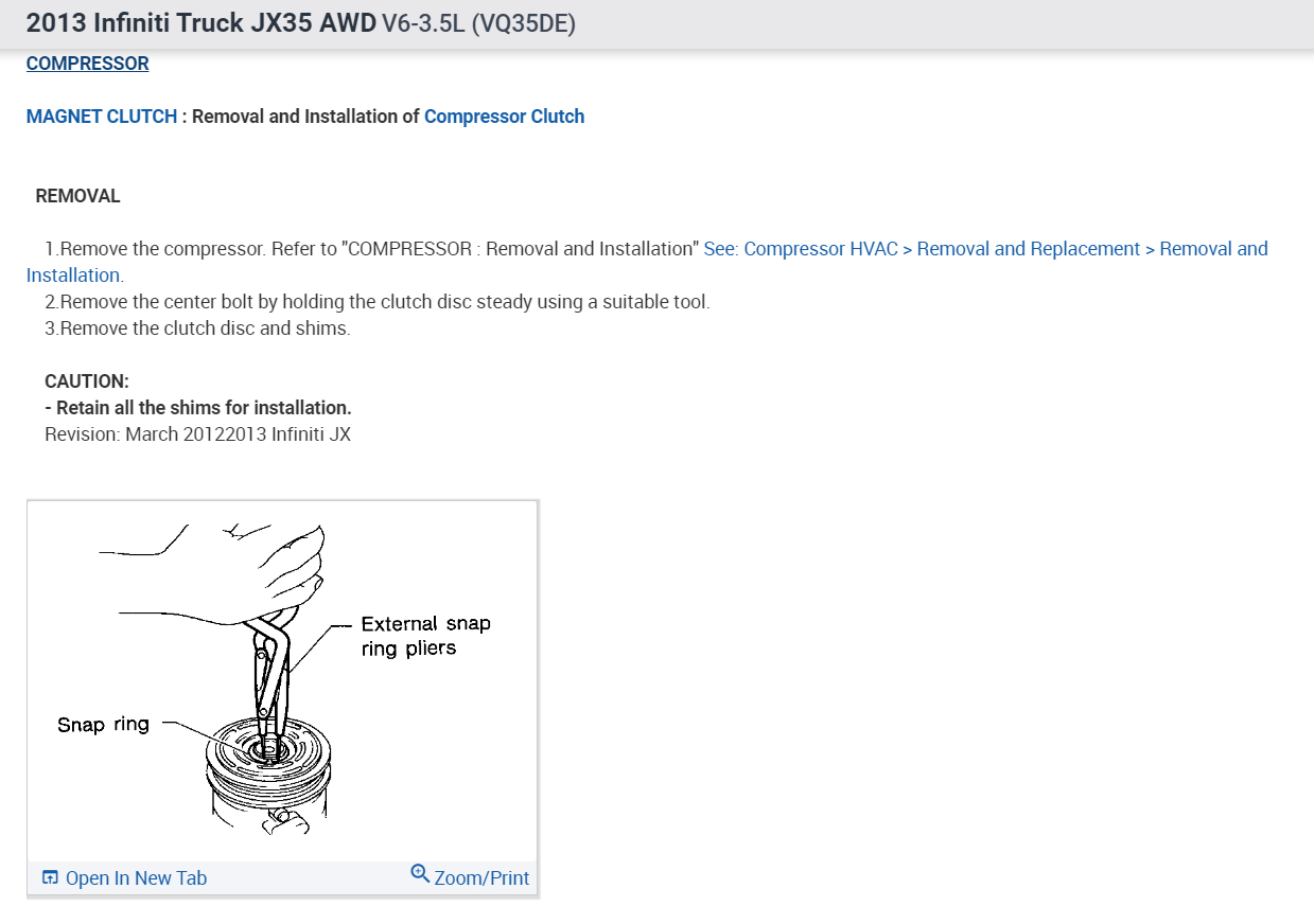 A/C Compressor Clutch Specs on What the Clutch Gap Should Be?