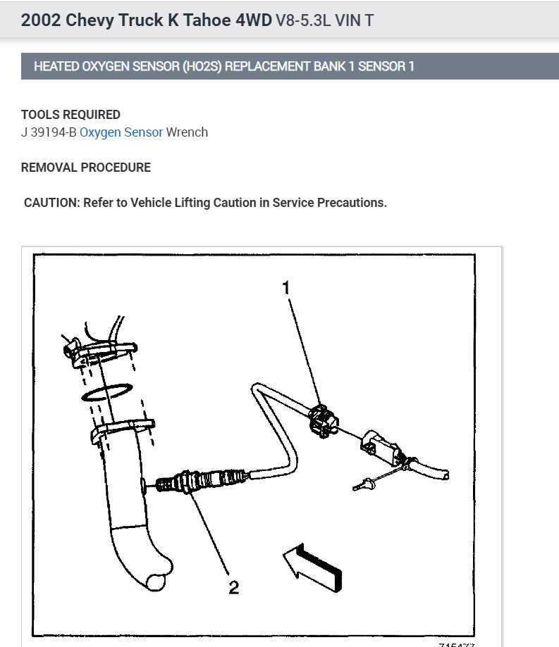 bank 2 sensor 1 location chevy tahoe