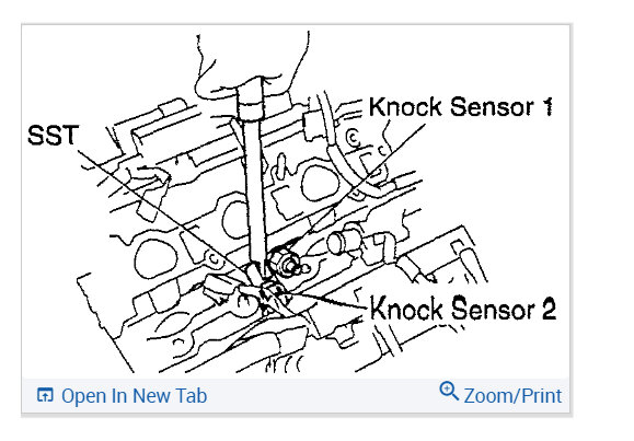 What Is The Procedure In Replacing Knock Sensors 0161