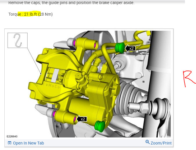 What Are The Brake Caliper Torque Specs