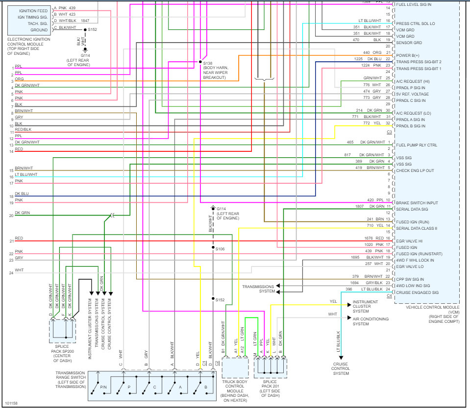 PCM Pinout Needed?: in Need of Pinouts for PCM Connectors C1 Blue ...