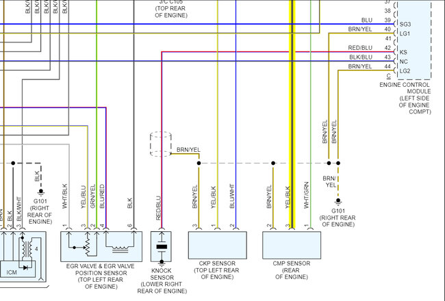 Camshaft Position Sensor Harness Plug Wiring Order and Color ...