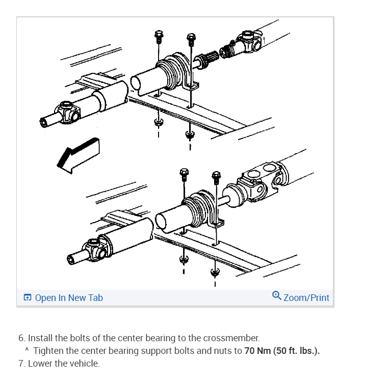 Drive Line Vibrations? So, I Removed the Driveshaft (2 Piece) to