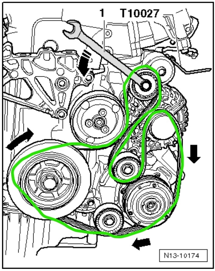 Alternator Not Working, Belt Diagram Needed?: What the Belt ...