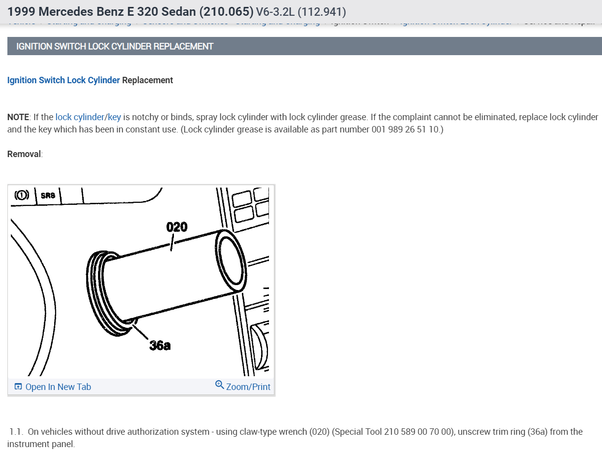 Ignition Switch Installation Instructions Needed?: I Lost the Key