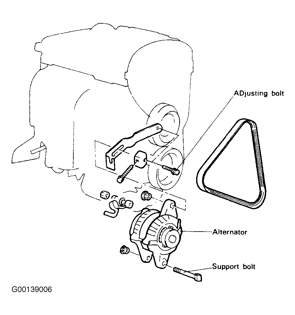 1994 Hyundai Sonata Serpentine Belt Routing and Timing Belt Diagrams