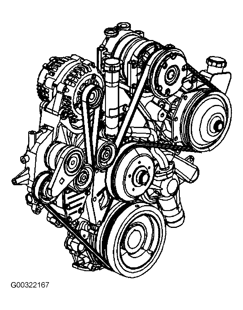 2004 Chevrolet Silverado Serpentine Belt Routing And Timing Belt Diagrams