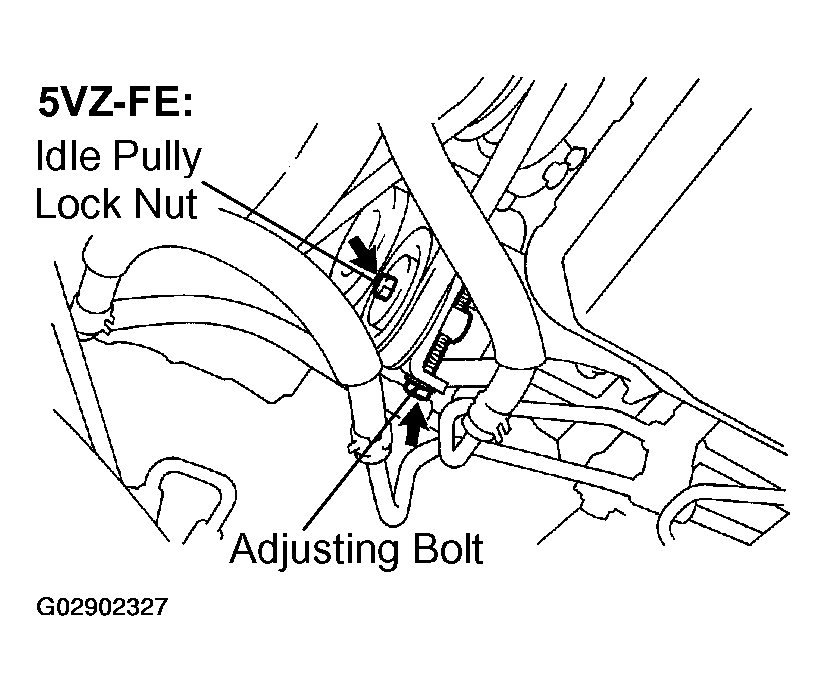 2003 Toyota Tundra Serpentine Belt Routing and Timing Belt Diagrams