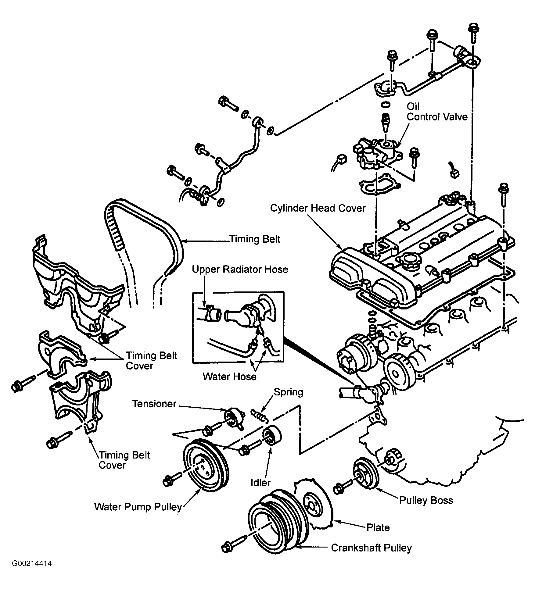 2001 mazda protege parts diagram