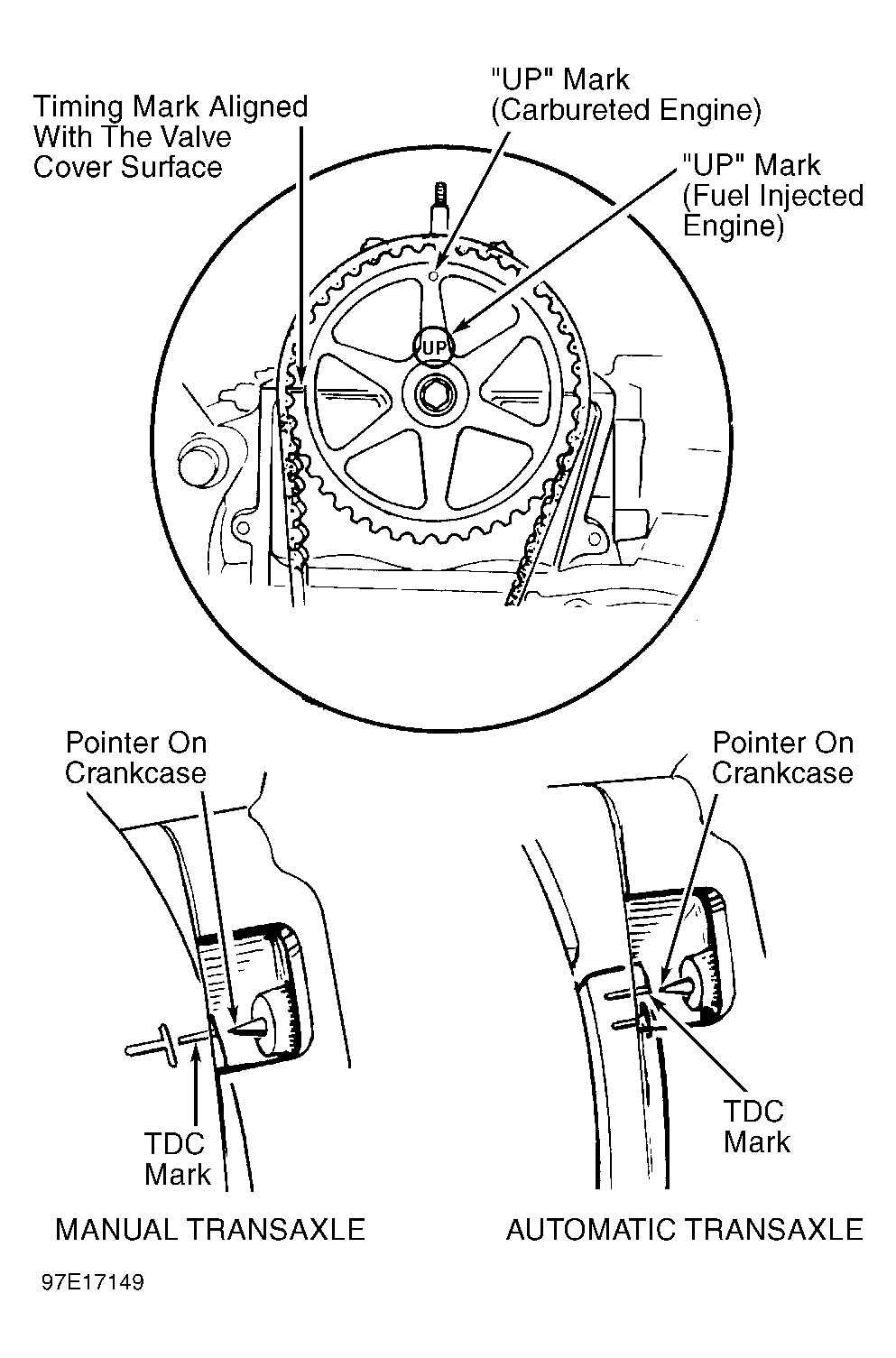 1983 Honda Accord Serpentine Belt Routing and Timing Belt Diagrams
