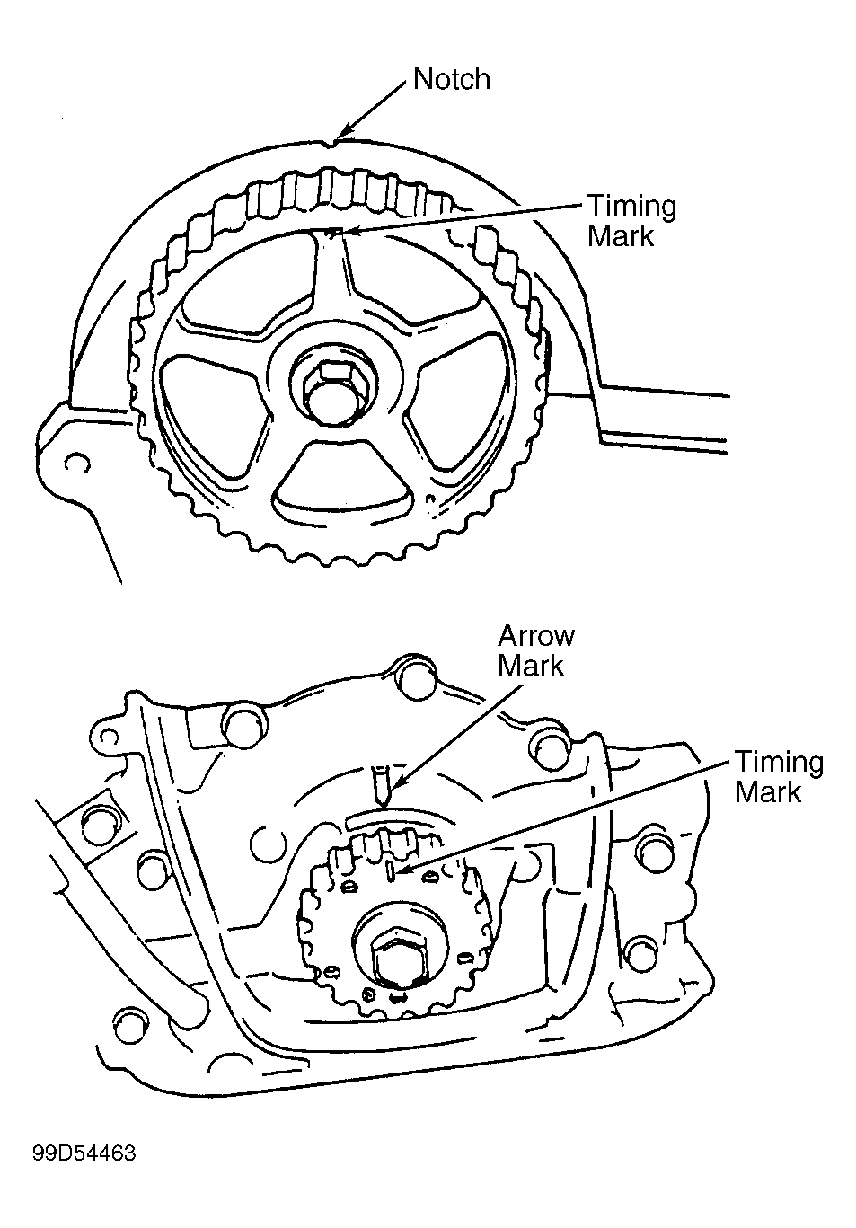 Timing marks. Suzuki Sidekick установка ГРМ. Сузуки Самурай схема ремень.